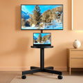 Mobile TV Stand Adjustable Height For 23 To 60 Inch TVs