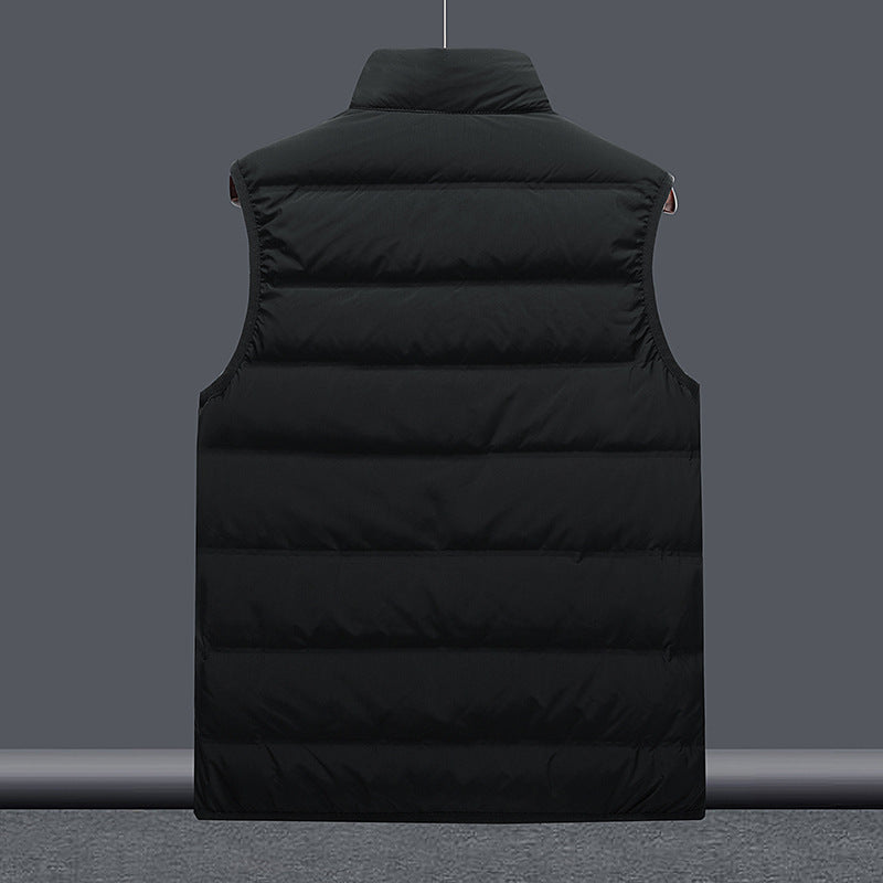 Thickened Down Jacket Stand-Up Collar Lightweight Couples Vest Outerwear