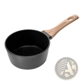 1.5 Qt Nonstick Saucepan with Lid and Wood Handle