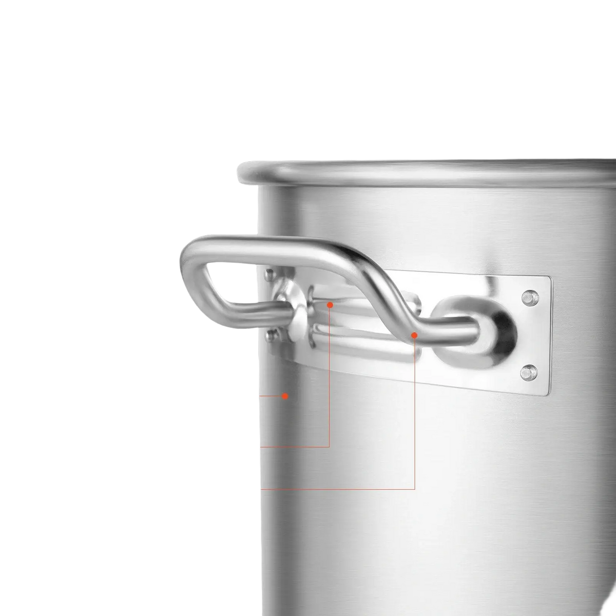 100qt Stainless Steel Stockpot with Strainer Basket
