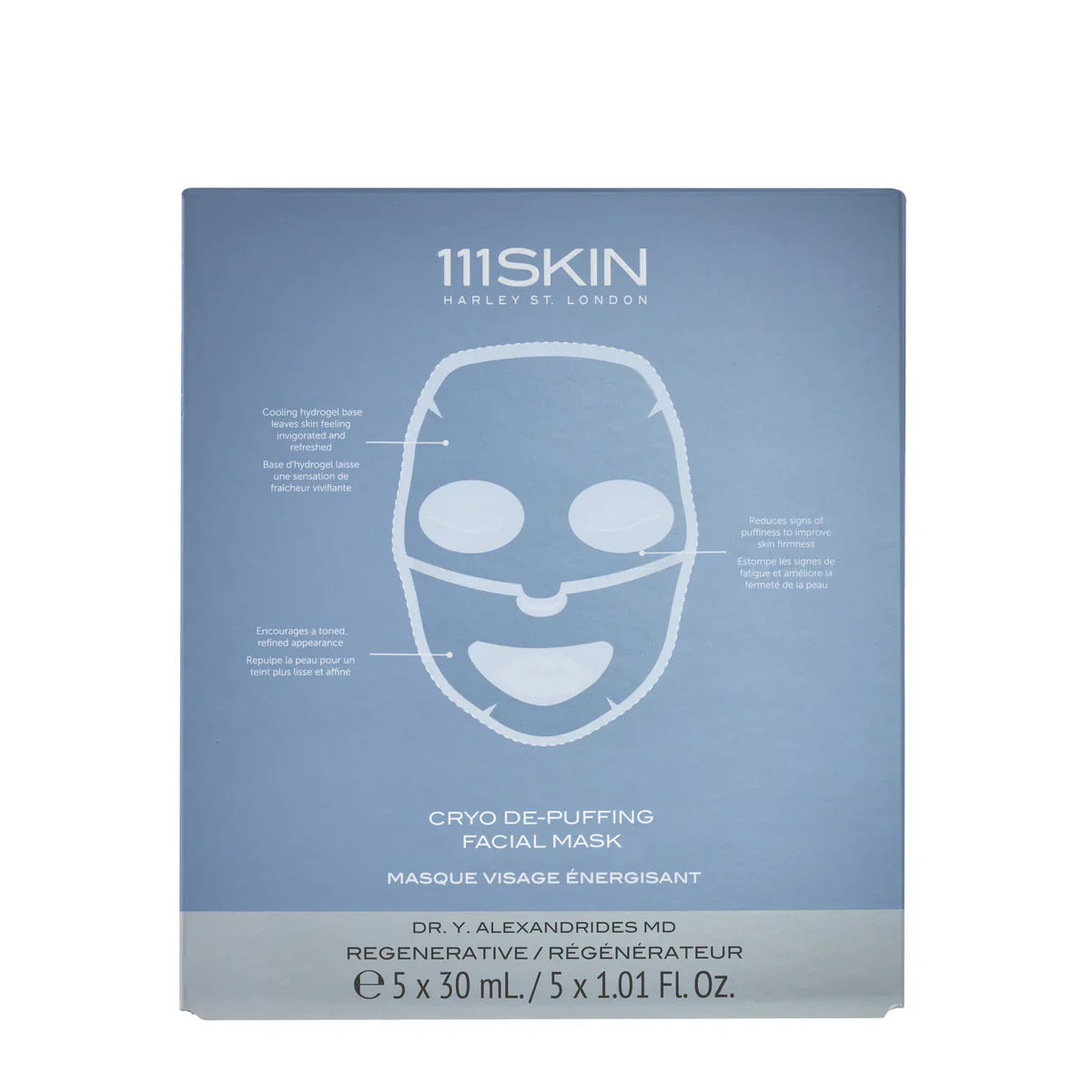 111SKIN Cryo De-Puffing Facial Mask Set Box