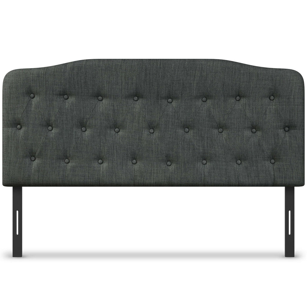 Queen Upholstered Headboard with Adjustable Heights