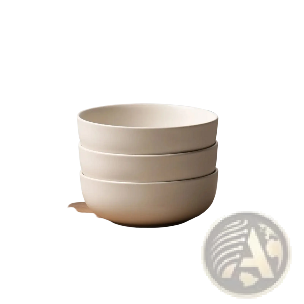 12 Piece Stoneware Dinnerware Set with Mugs for 3
