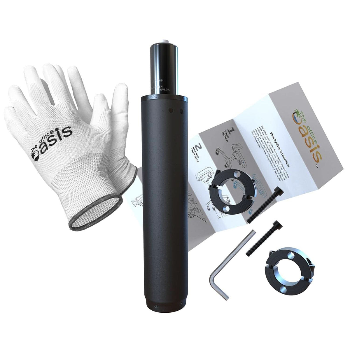 Office Chair Cylinder Replacement With Removal Tool Black