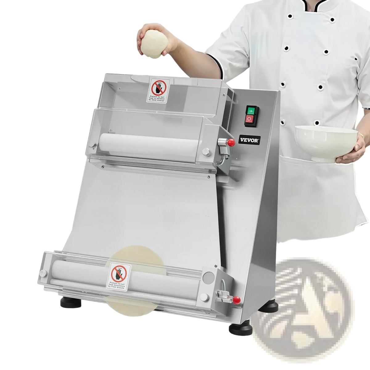 16 Inch Pizza Dough Roller Commercial 390w Sheeter
