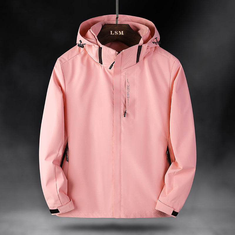 Men's Outdoor Waterproof Windcheater Leisure Shell Jacket