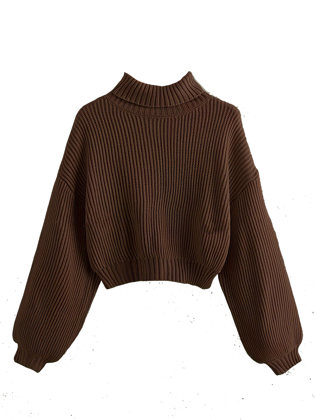 Turtle Neck Sweater Elegant Long Sleeve