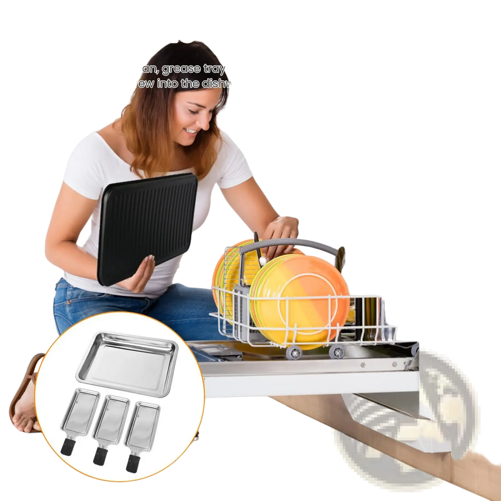 2000w Electric Indoor Grill with 3 Raclette Trays