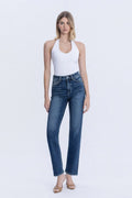 Madison High Rise Straight Jeans