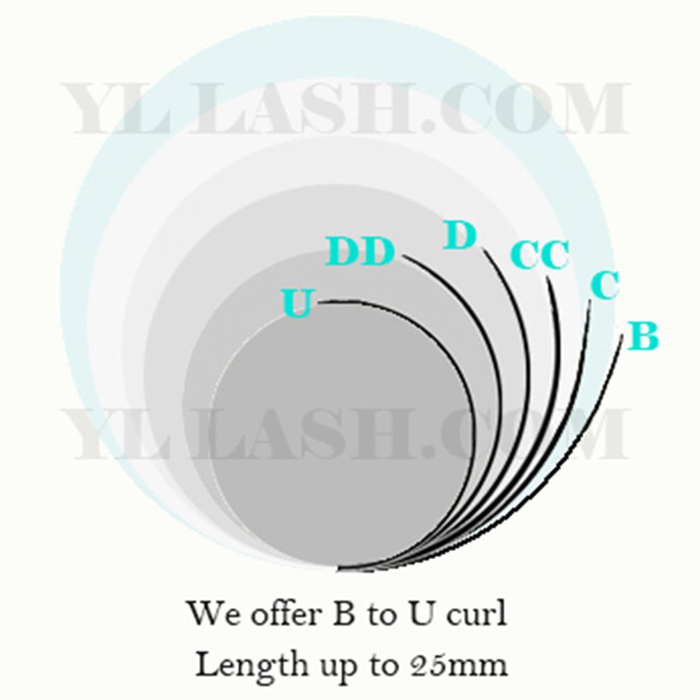 0.05mm Navy Blue Color Lash extension Tray