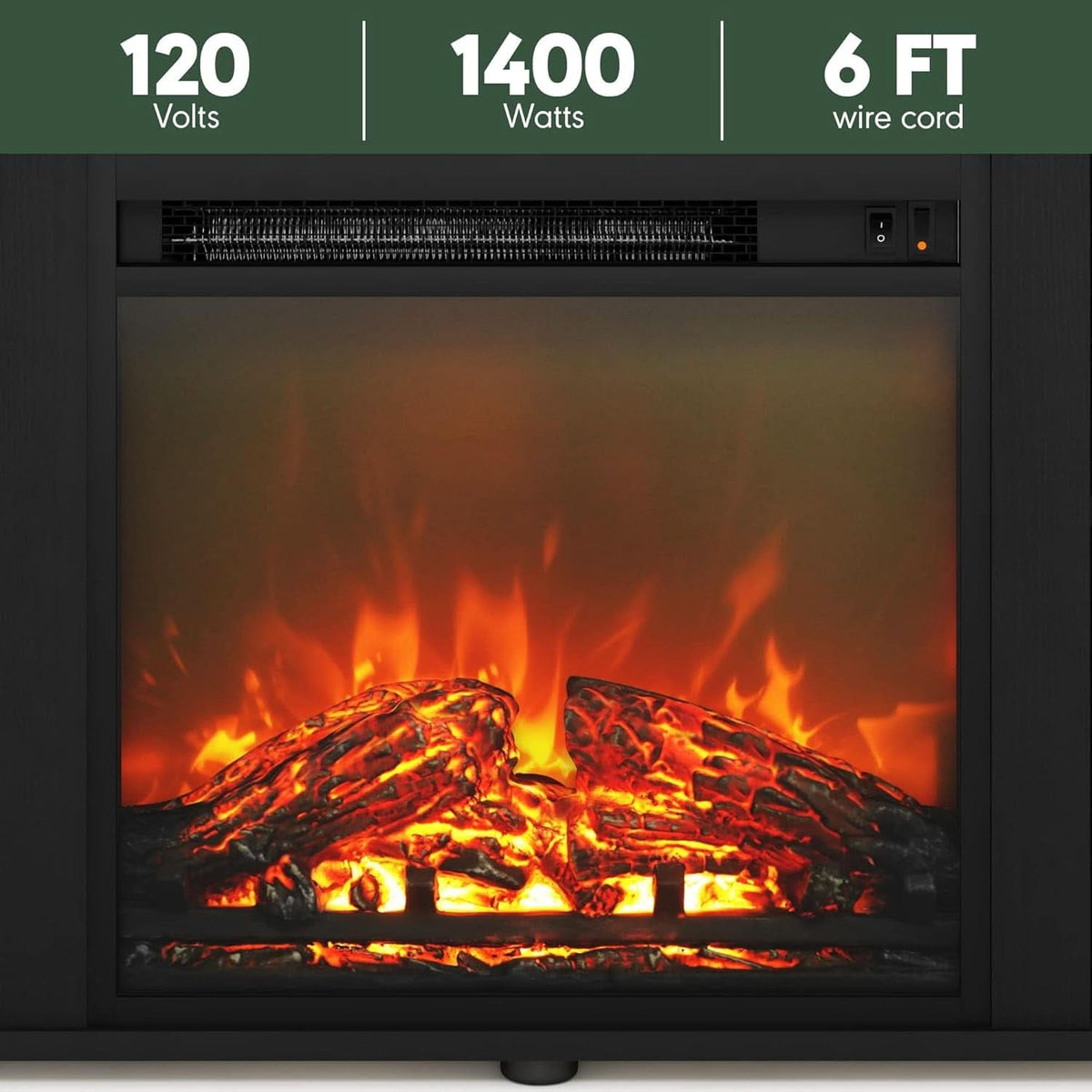 Entertainment Center With Electric Fireplace For 70 Inch TV