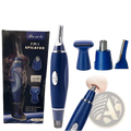 3-in-1 Electric Ear Nose and Pet Nail Trimmer Blue