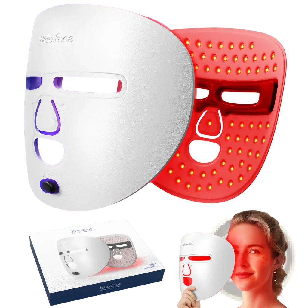 3-in-1 Wireless Led Red Light Therapy Facial Mask