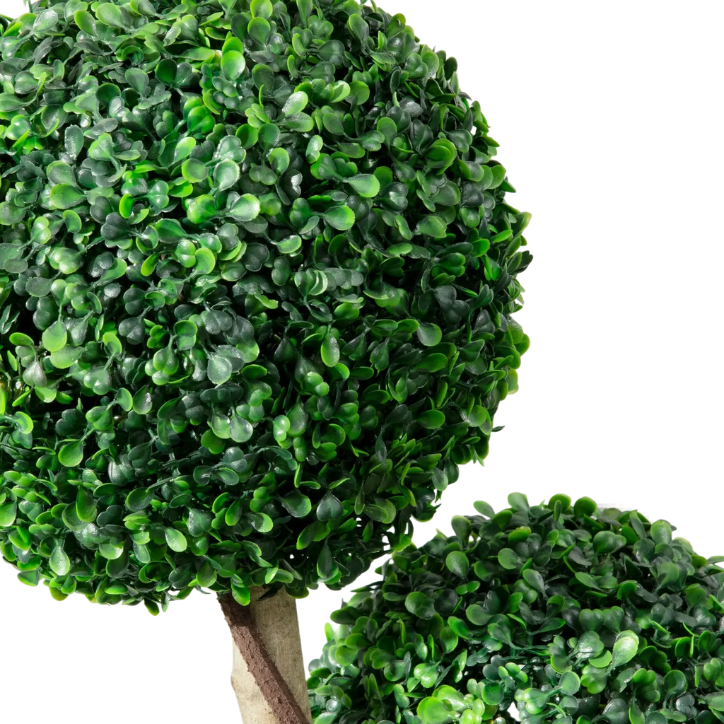 3 Ball Boxwood Topiary Artificial Tree in Pot