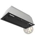 30 Inch Range Hood Insert 800 Cfm Black Glass Vent Fan