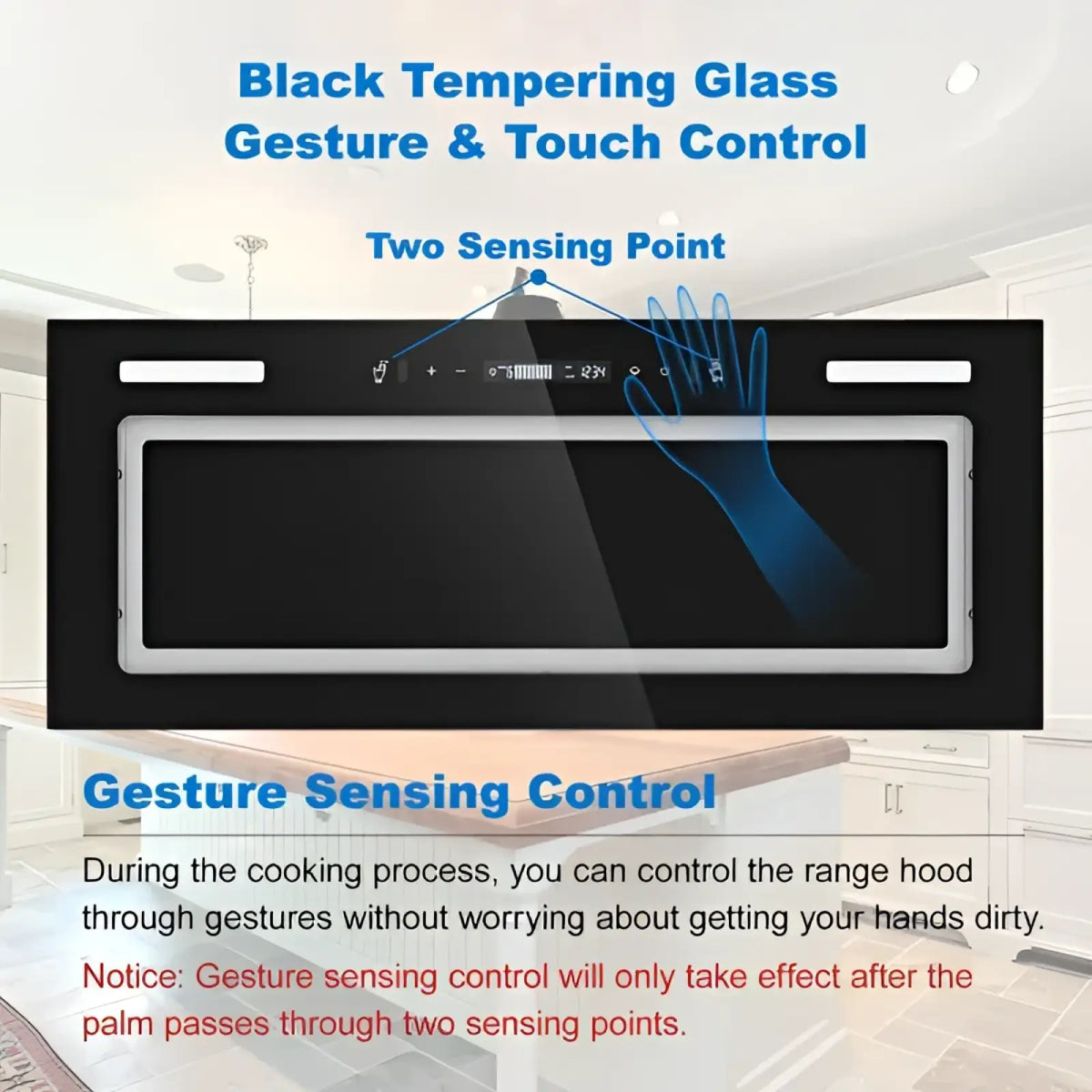 30 Inch Range Hood Insert 800 Cfm Black Glass Vent Fan