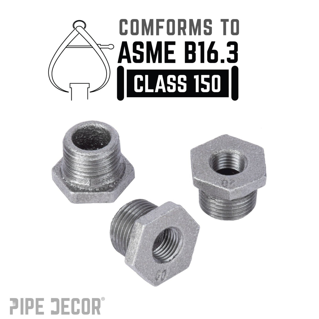 1/2 in. x 1/4 in. Black Bushing