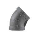 1 in. Black 45 Degree Elbow