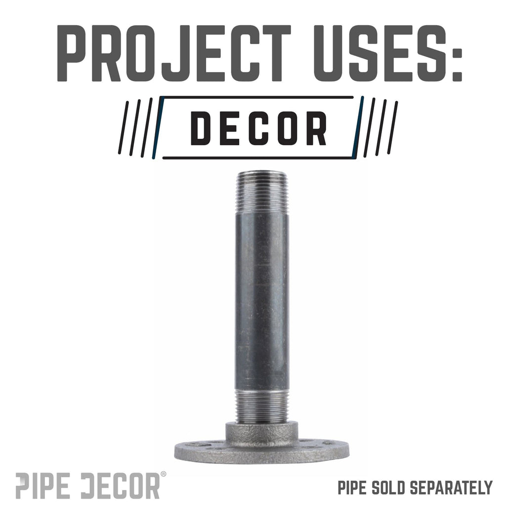 1/2 in. Black Mini Flange