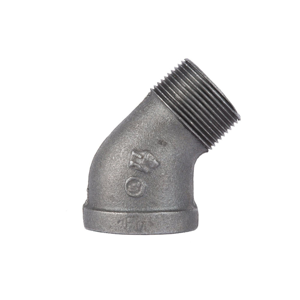 1 1/4 in. Black 45 Degree Street Elbow