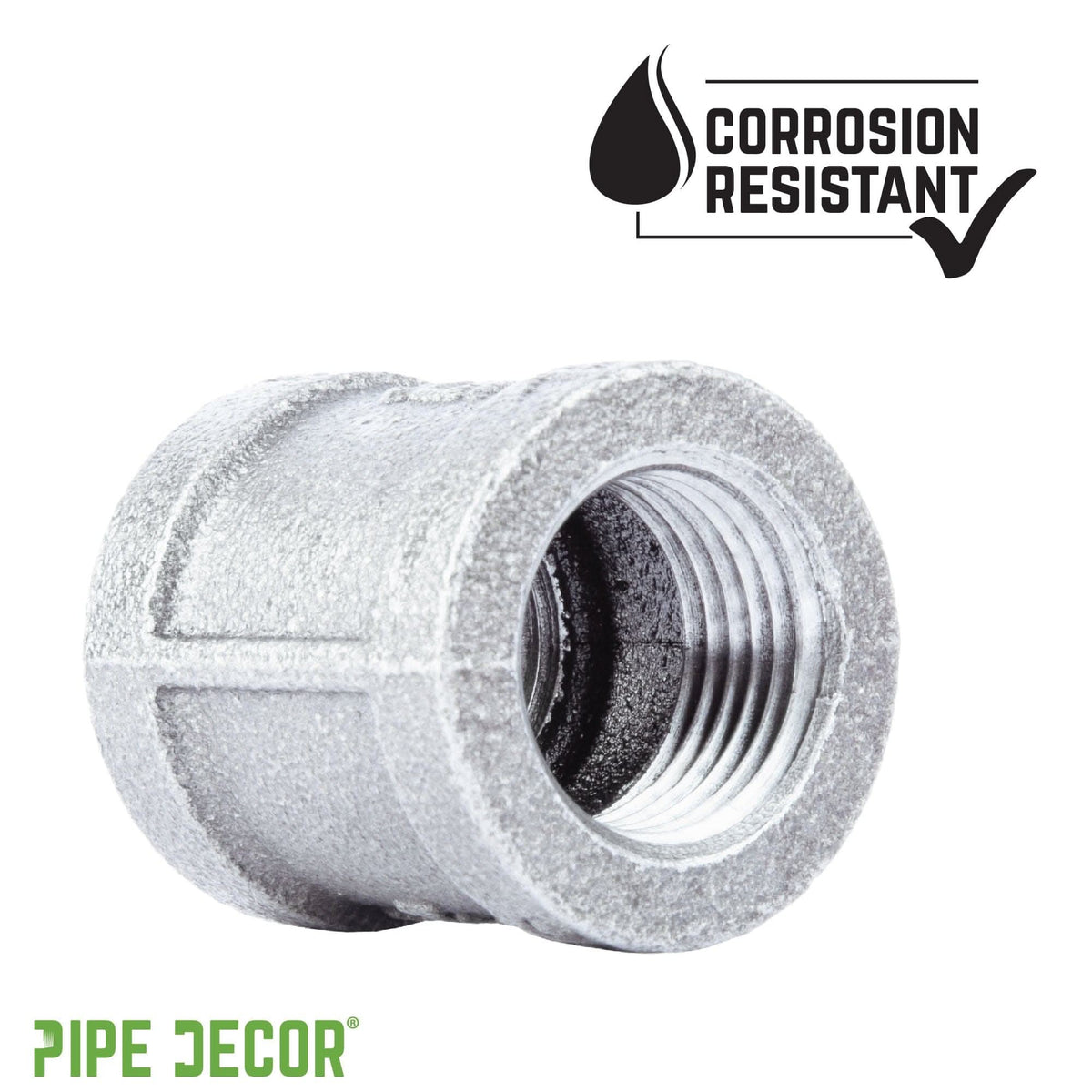 1/2 in. Galvanized Iron Coupling