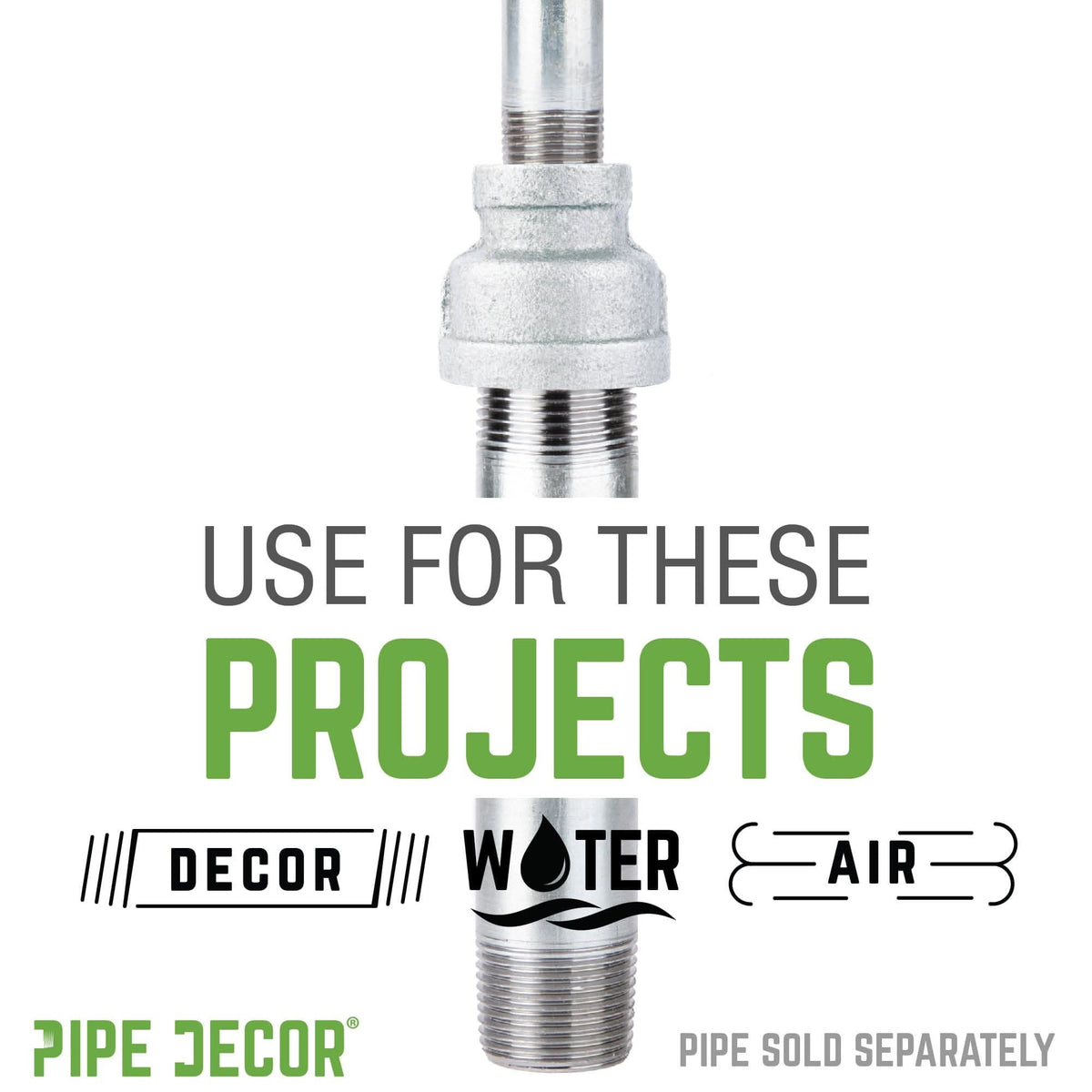 1 1/4 in. x 1/2 in. Galvanized Iron Reducing Coupling