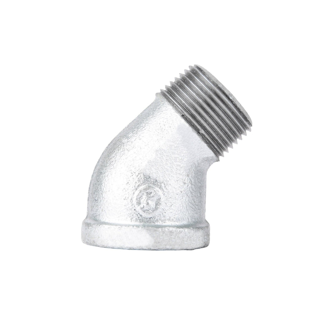 1 1/4 in. Galvanized Iron 45 Degree Street Elbow
