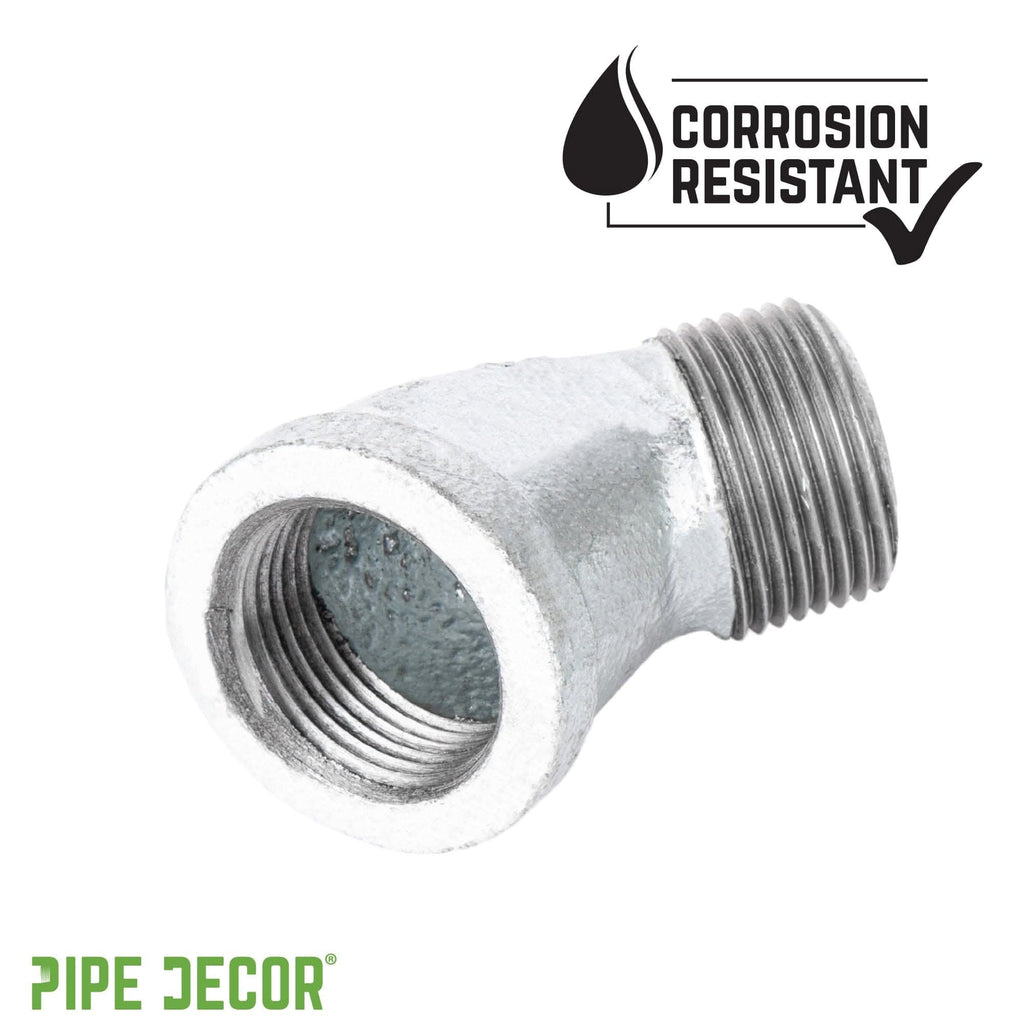 1 1/4 in. Galvanized Iron 45 Degree Street Elbow