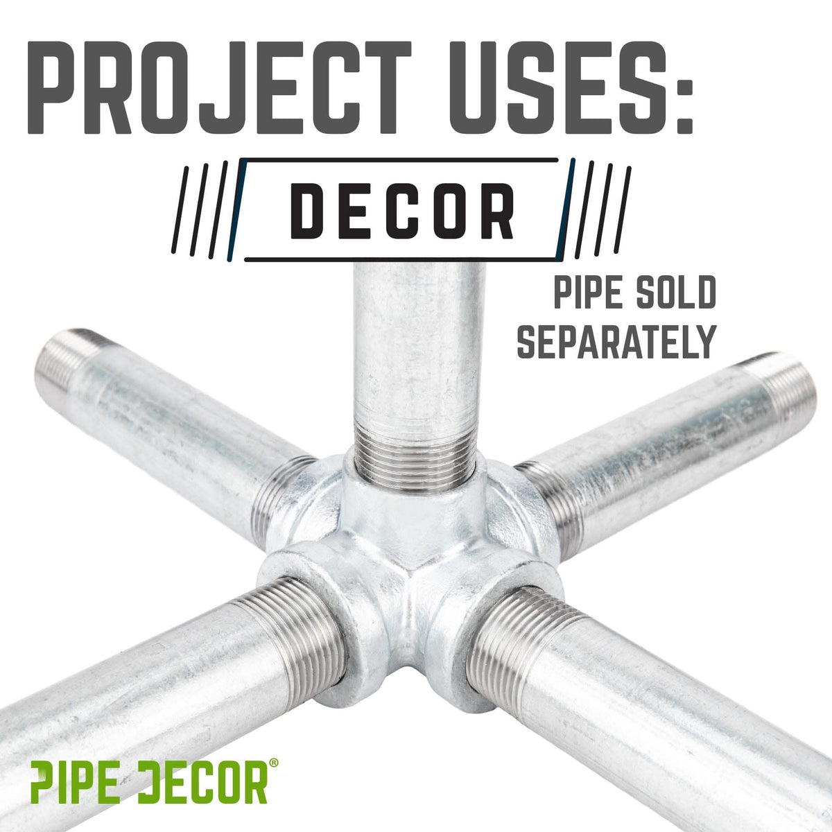 1/2 in. Galvanized 5-Way Fitting