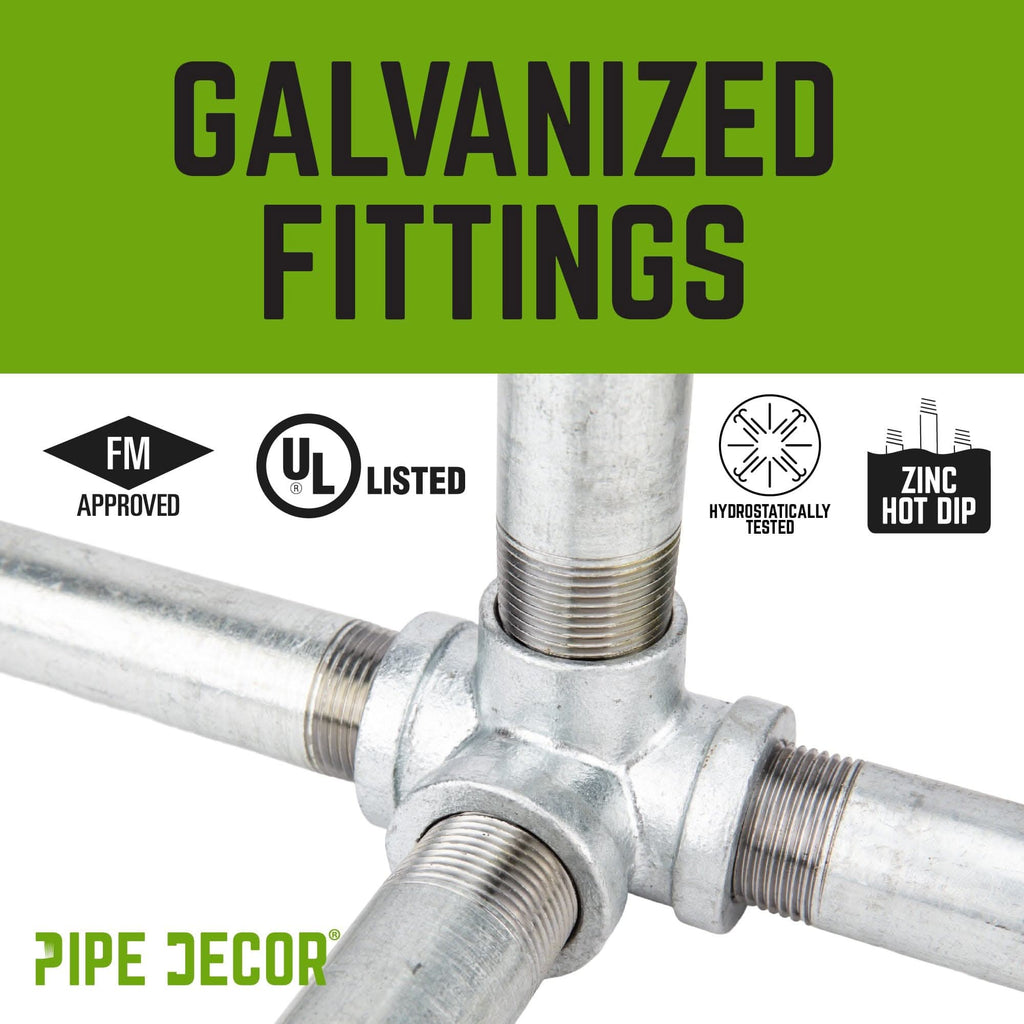 1 in. Galvanized Side Outlet Elbow