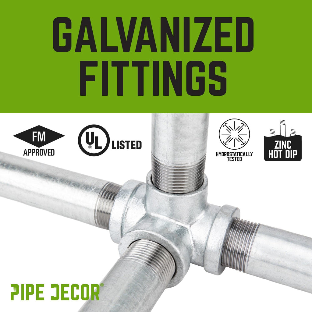 1 in. Galvanized Iron Side Outlet Tee