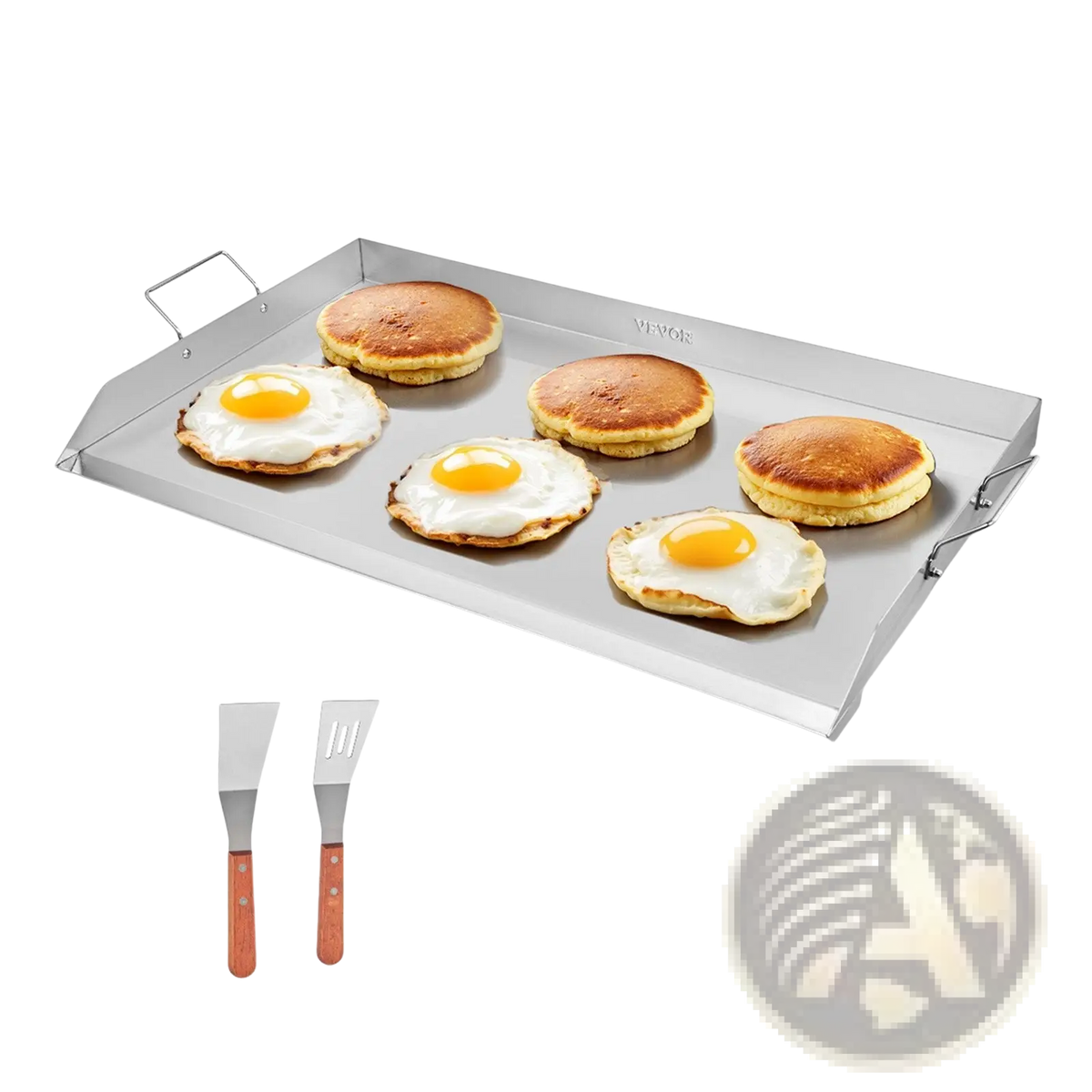 36x22 Stainless Steel Flat Top Griddle Bbq Grill Pan