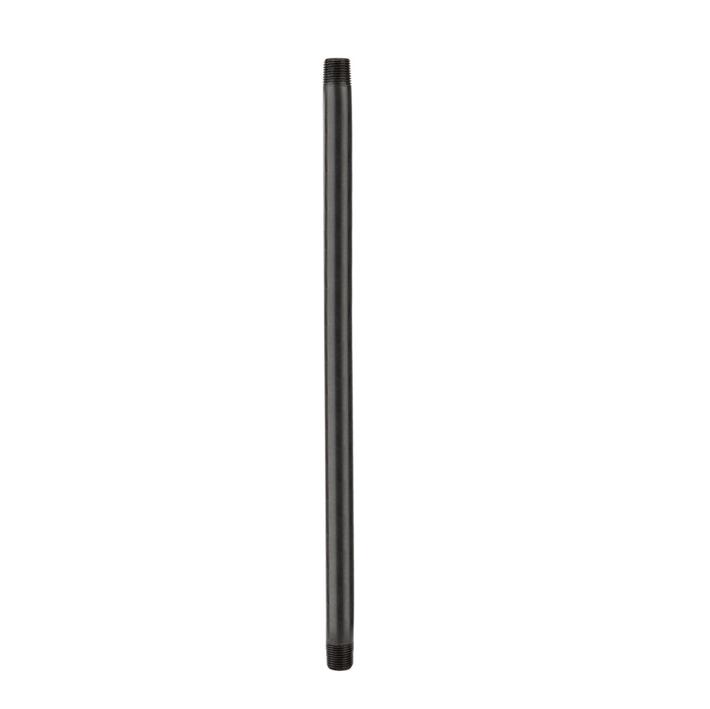 1/2 in. x 11 in. Prefinished Matte Black Pipe