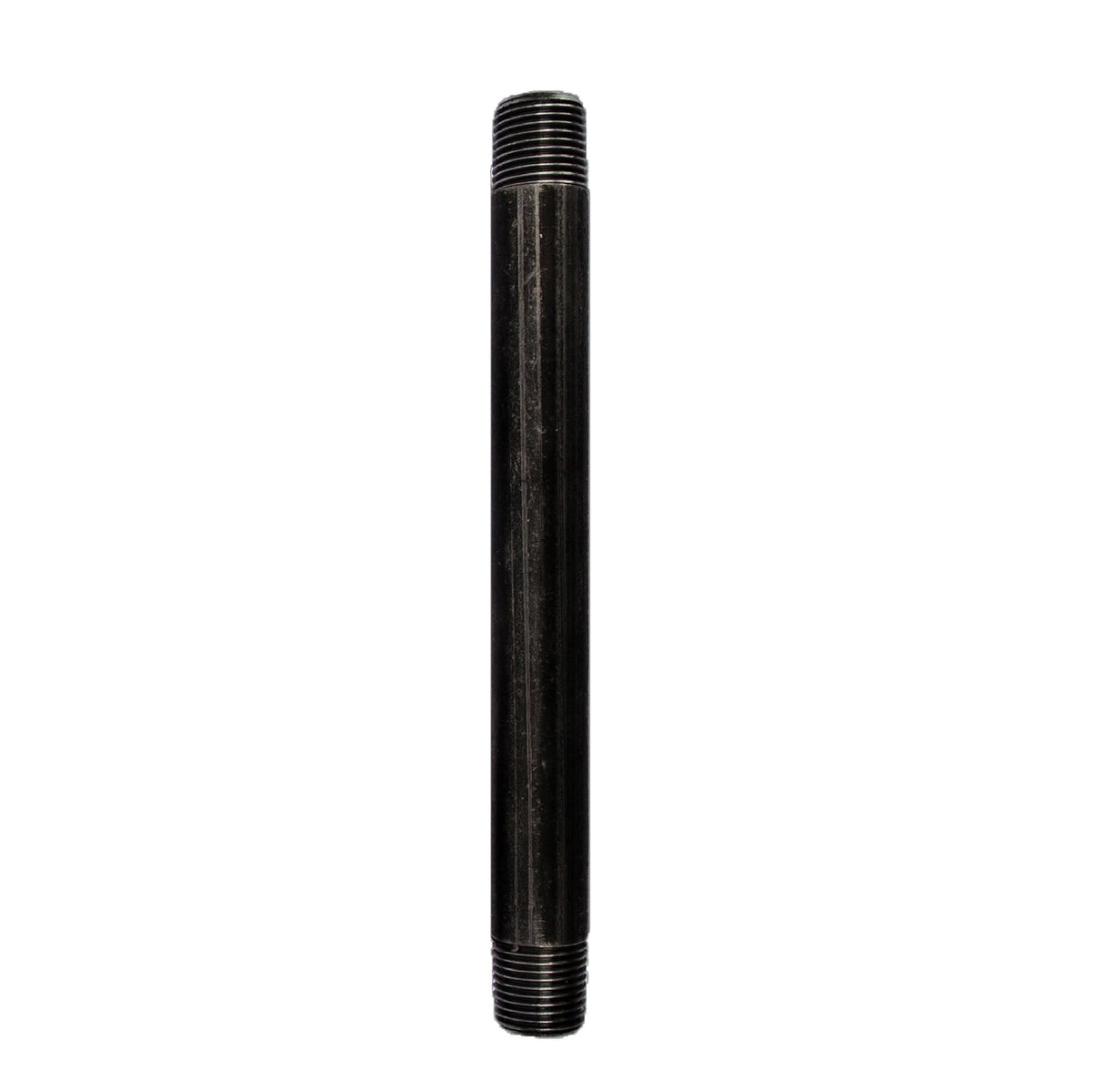 1/2 in. x 8 in. Prefinished Matte Black Pipe