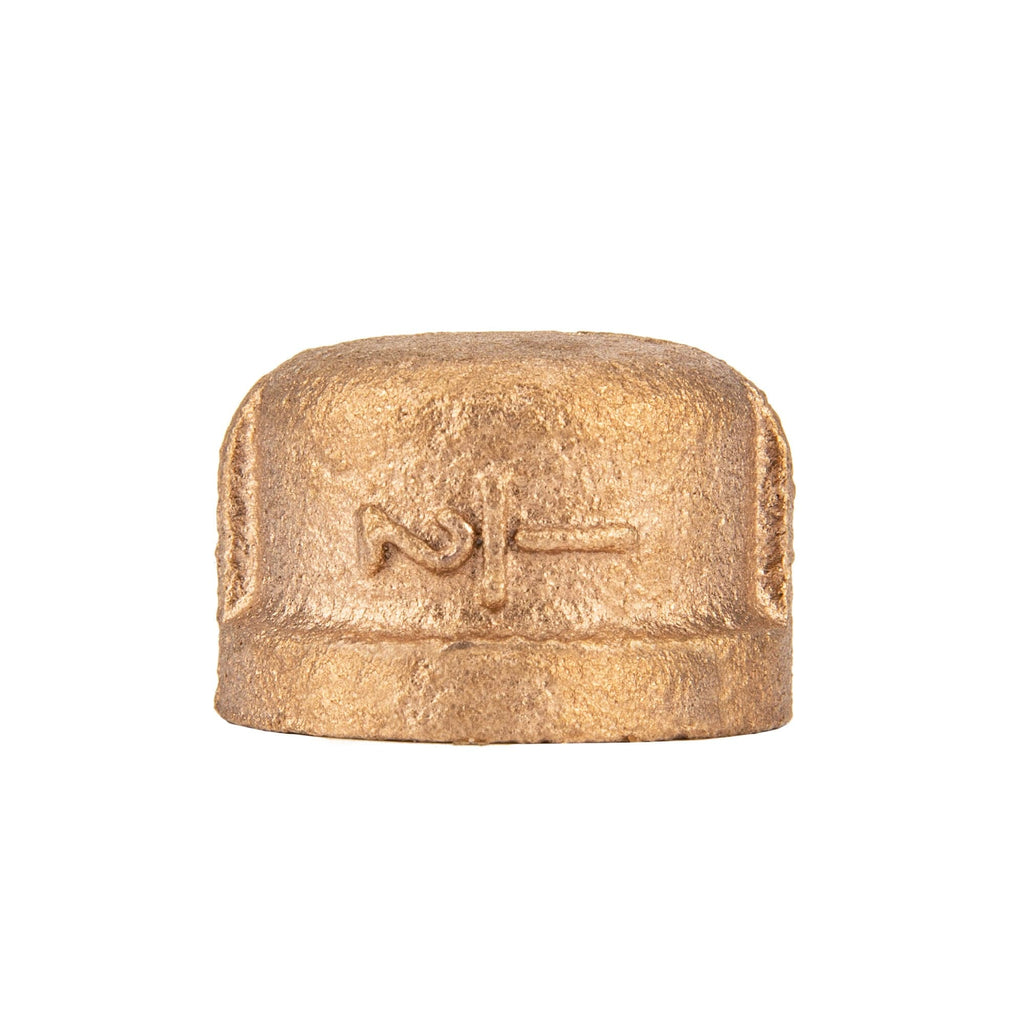 1/2 in. Red Brass Cap