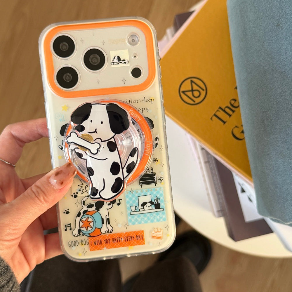 Cartoon Phone Case For Spotted Cats And Dogs Suitable For