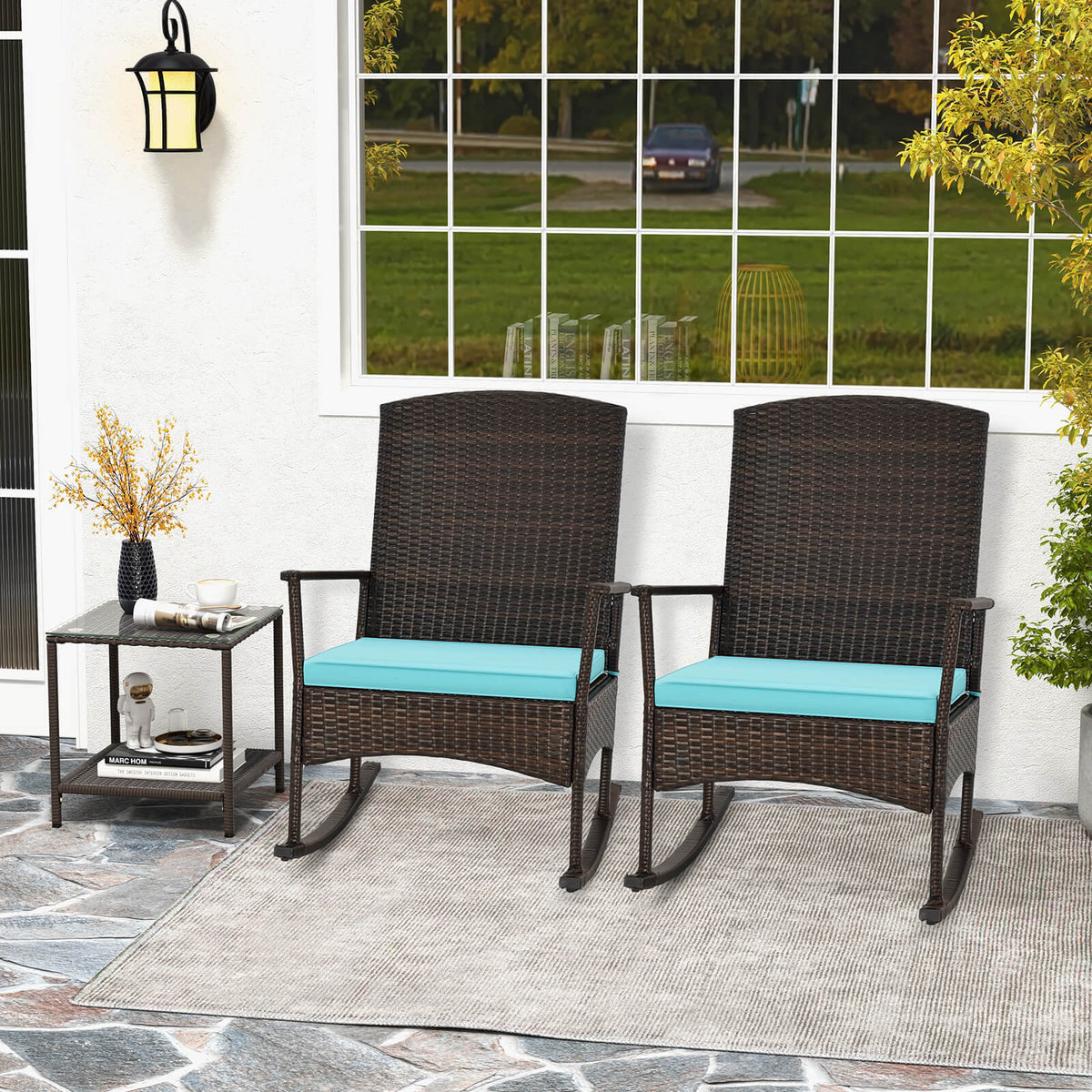 3 Piece Patio Rocking