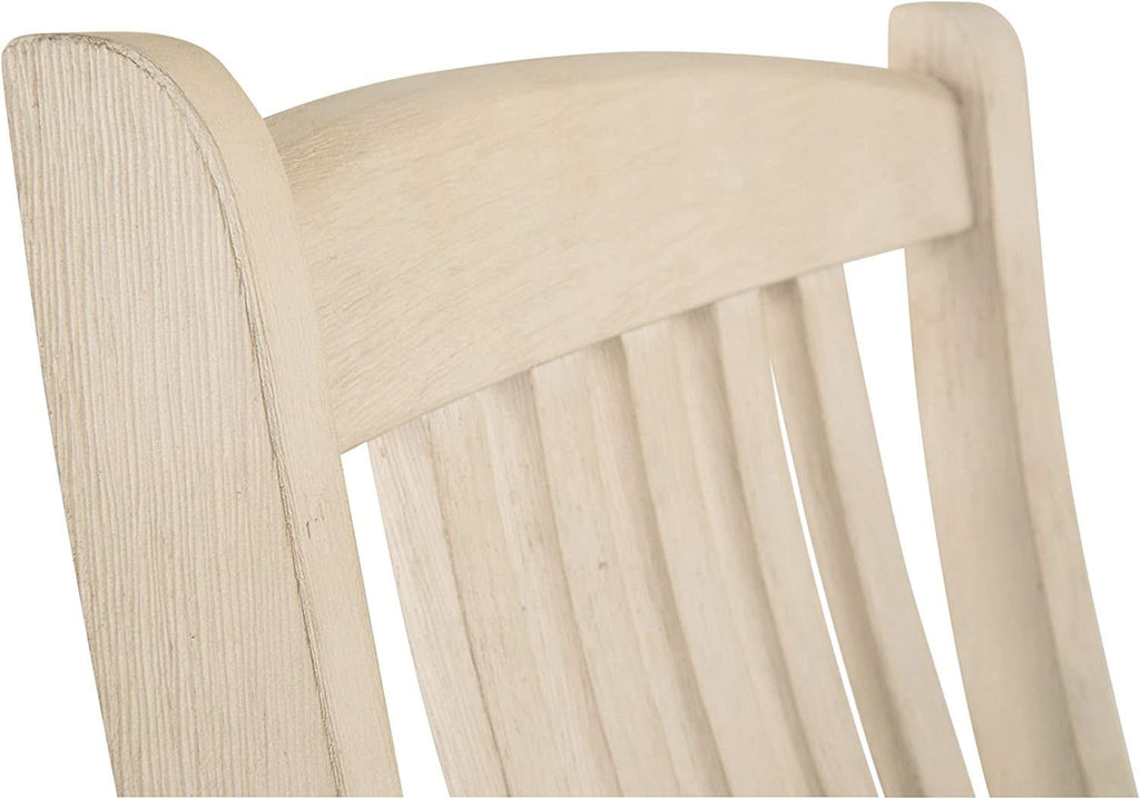 20 Inch Upholstered Dining Chair Antique White Set Of 2
