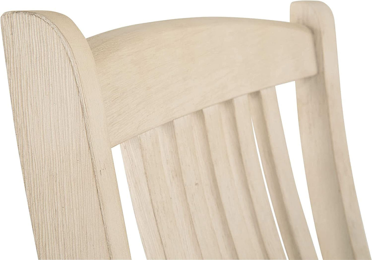 20 Inch Upholstered Dining Chair Antique White Set Of 2