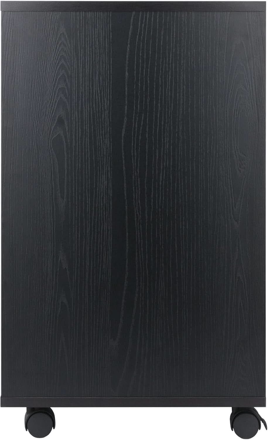Black Halifax Two Door Storage Cabinet With Four Drawers