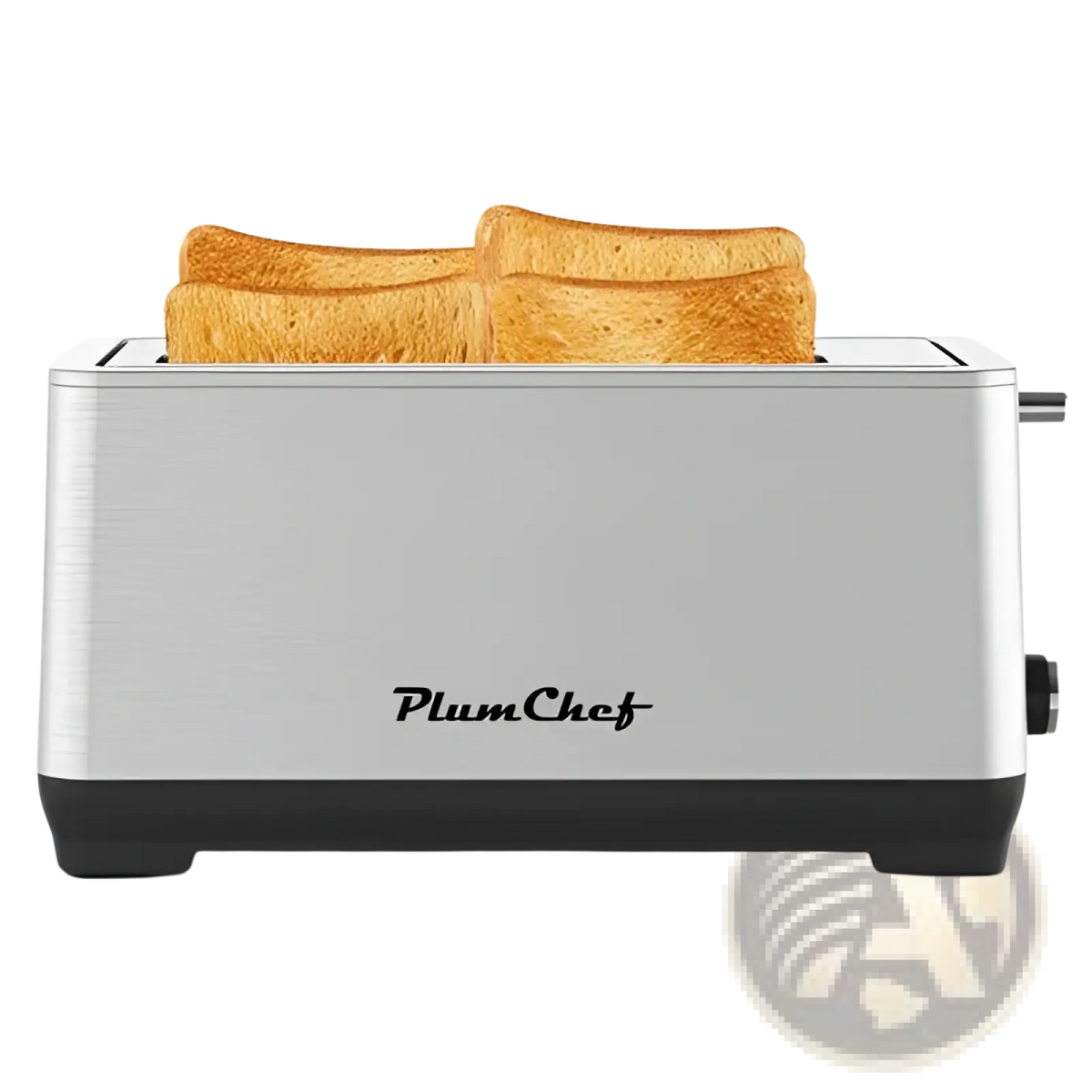 4-slice Toaster Plumchef Stainless Steel Wide Slot