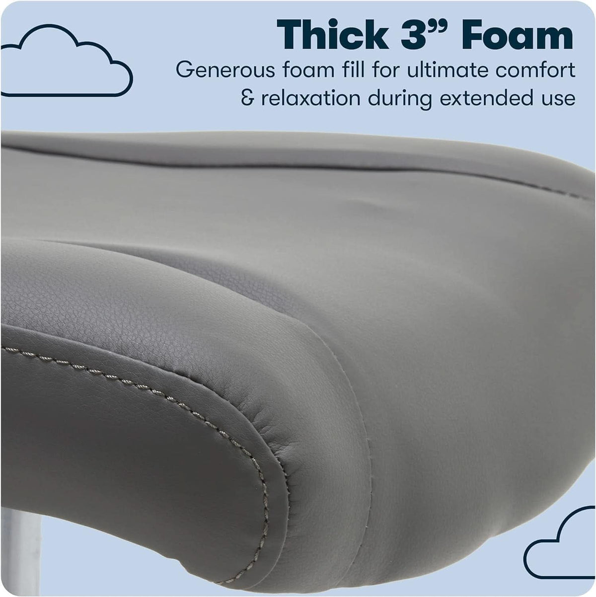 Gray Armless Desk Chair With Wheels And Breathable Mesh