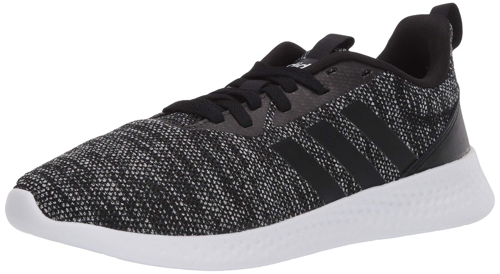 adidas Mens Puremotion Running Shoe Black/Black/White 9.5