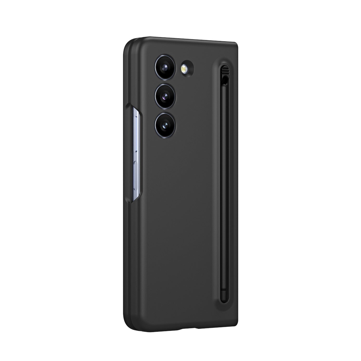 Phone Case With A Skin-feel Hard Shell Pen Slot Storage Strap And Stylus Protection