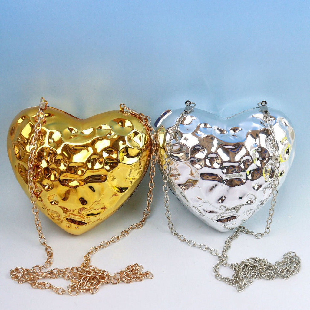 Heart Shaped Mini Purse – Elegant Acrylic Pericardium Chain Clutch, Perfect for Parties, Proms, Weddings