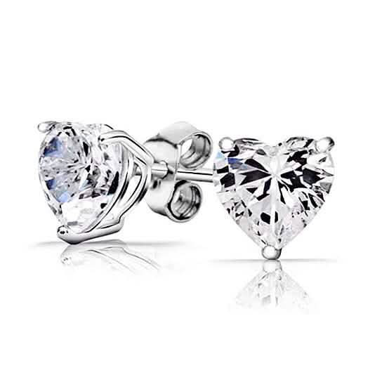 5-Pack: Swarovski Crystal Sterling Silver Stud Earrings For Women