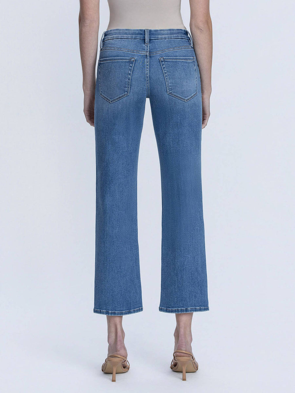 Romy Mid Rise Ankle Straight Jean