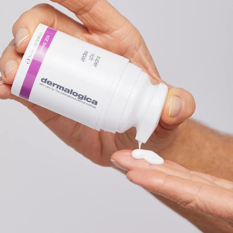 Dermalogica Super Rich Repair Moisturizer for Mature and Dry Skin - Anti-Aging Hydrating Moisturizer with Natural Ingredients