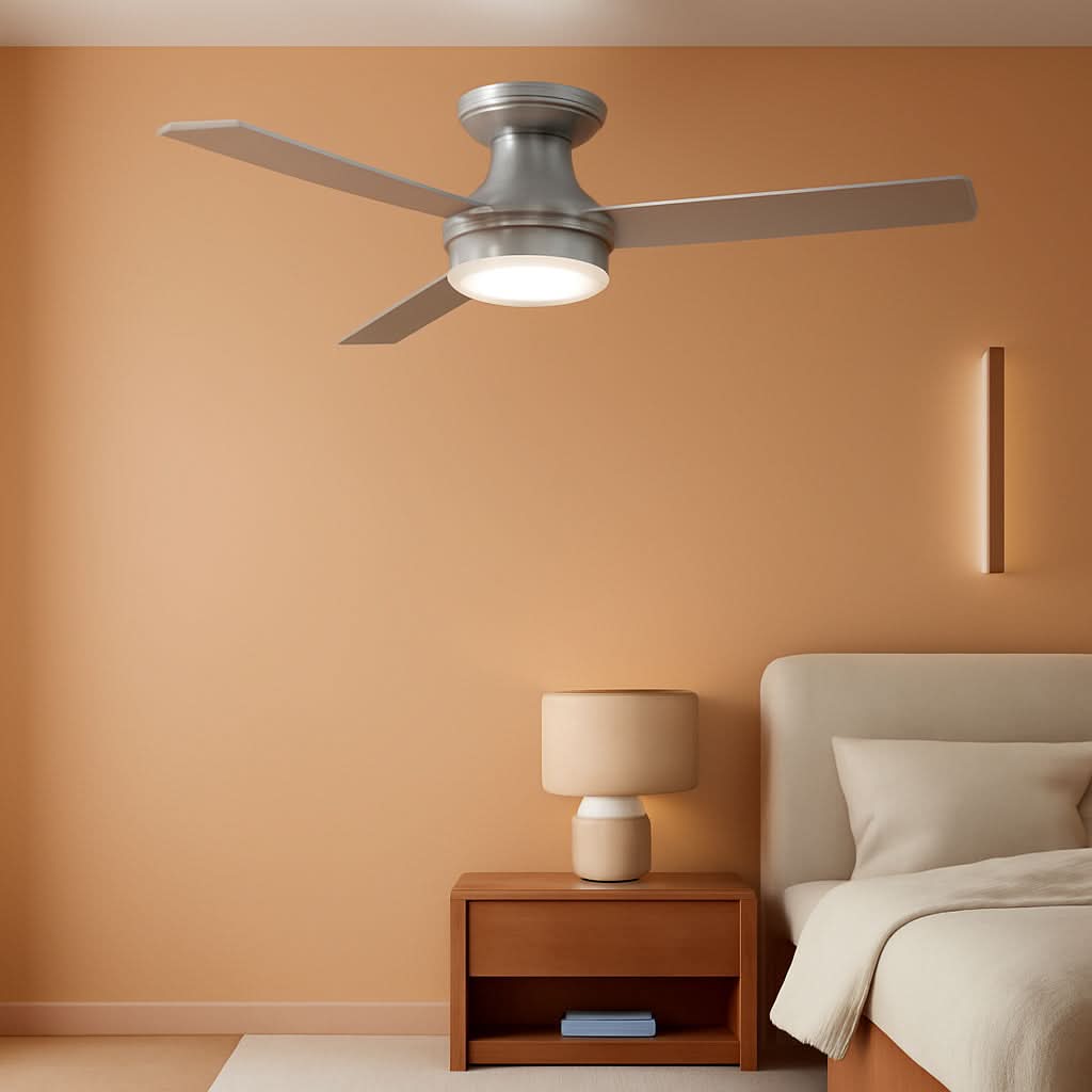 42 Inch Low Profile Ceiling Fan Remote With Dimmable Lights