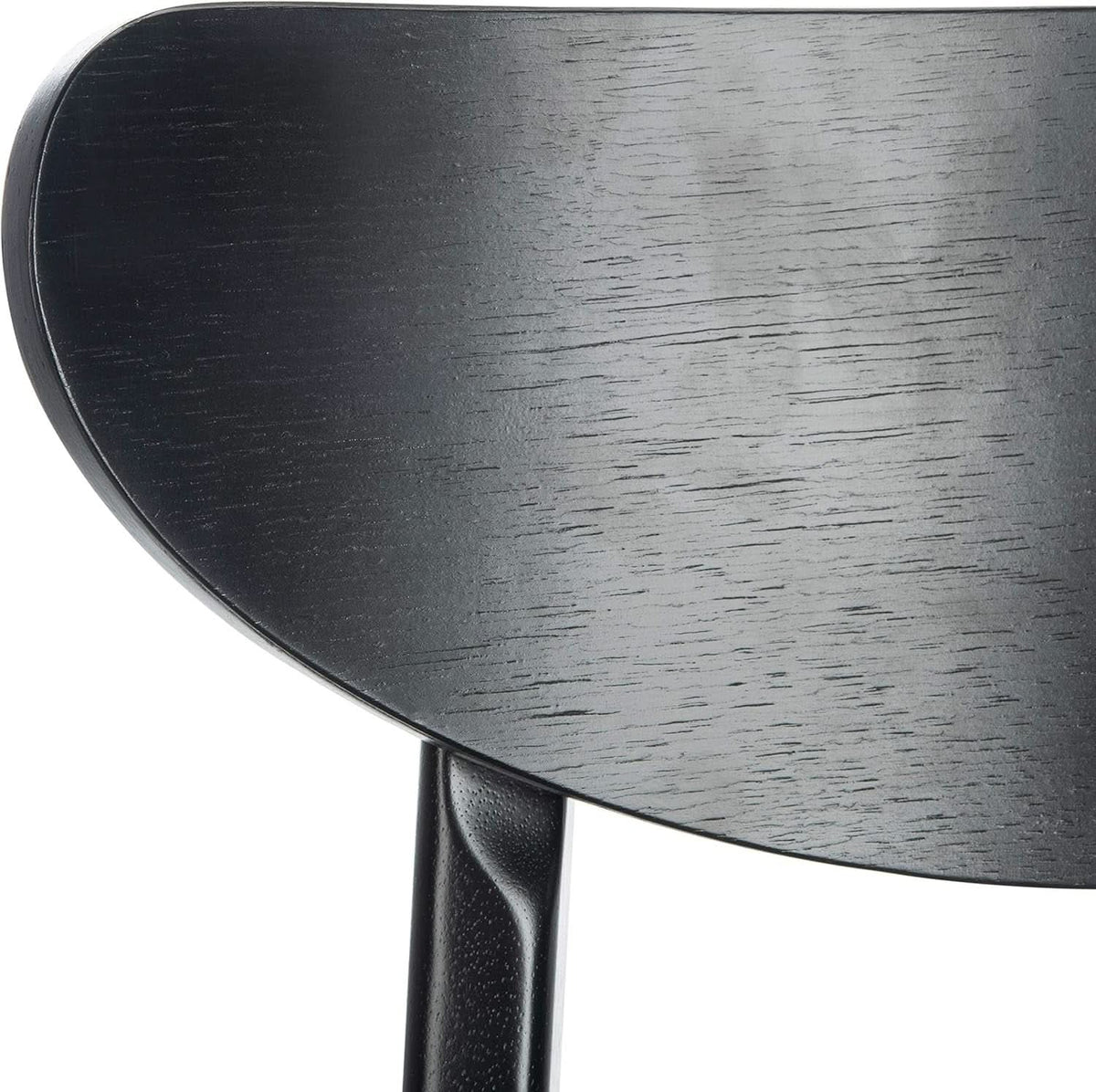 Home Lucca Retro Black And Grey Cushion Dining Chair Set 2